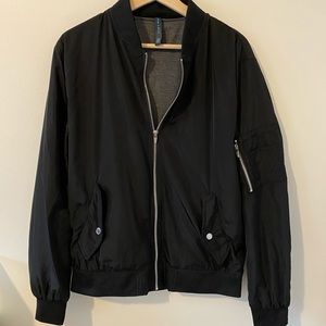 Black Bomber Jacket